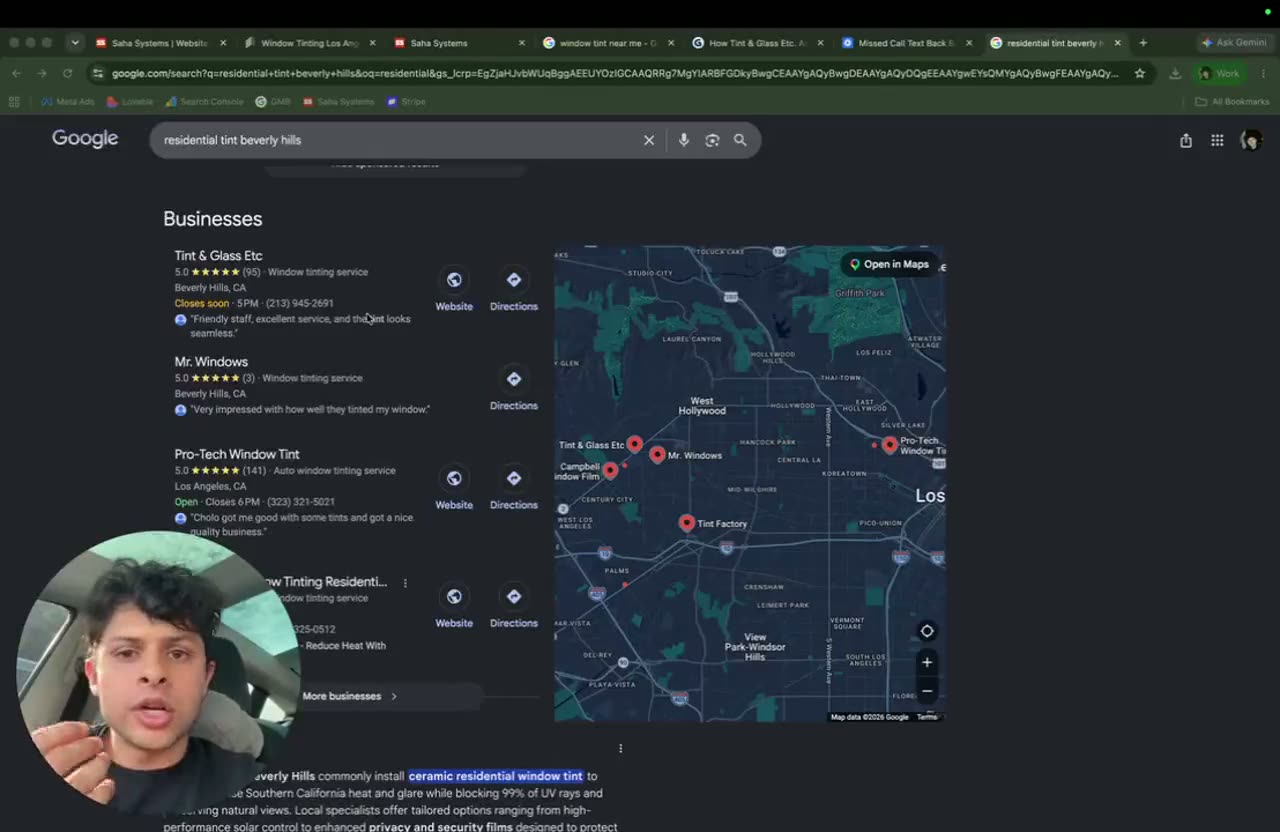 Functional website demo preview